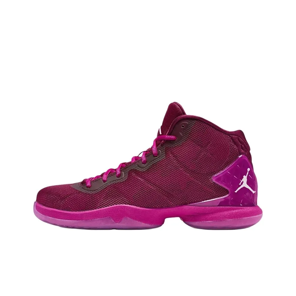 Jordan Super.Fly 4 Anti Slip Wear Resistant Mid Top Basketball Shoes Men's Purple