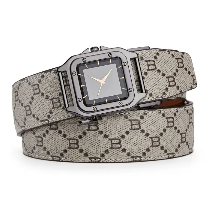 GUSKI Коровья кожа Ремень Husband LIKE Стиль Монограмма Ремень. Мужской Металлический Золотой Серебряный Ширина 3,5 см