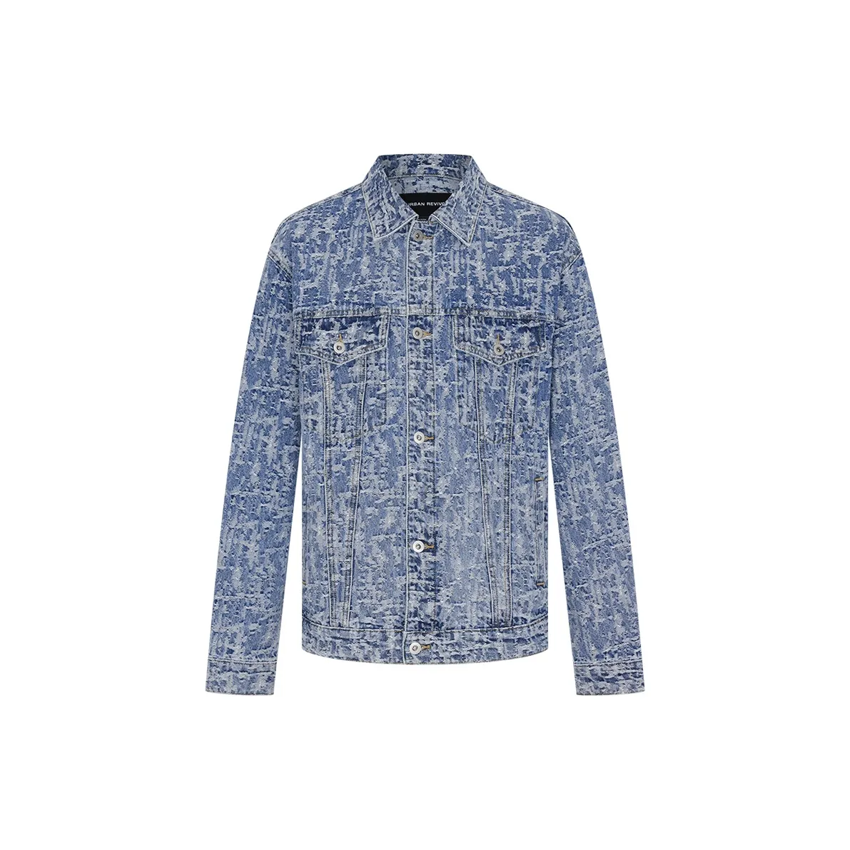 URBAN REVIVO Denim Jacket Men's Blue