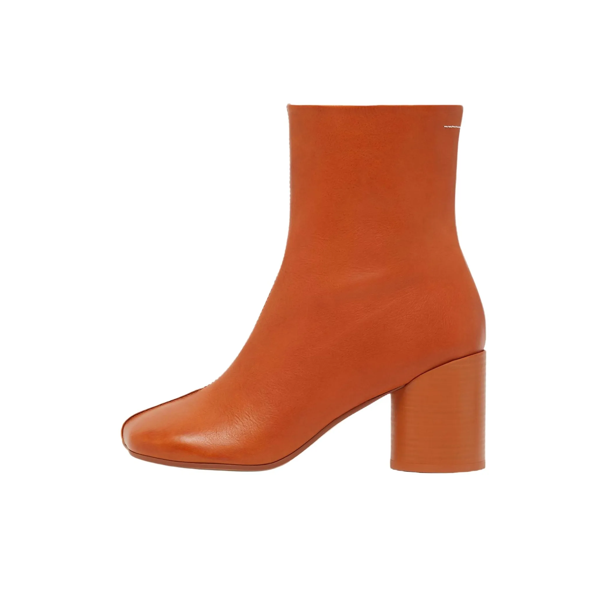 MM6 Maison Margiela Ankle Boots 7cm Women's Raw Brown
