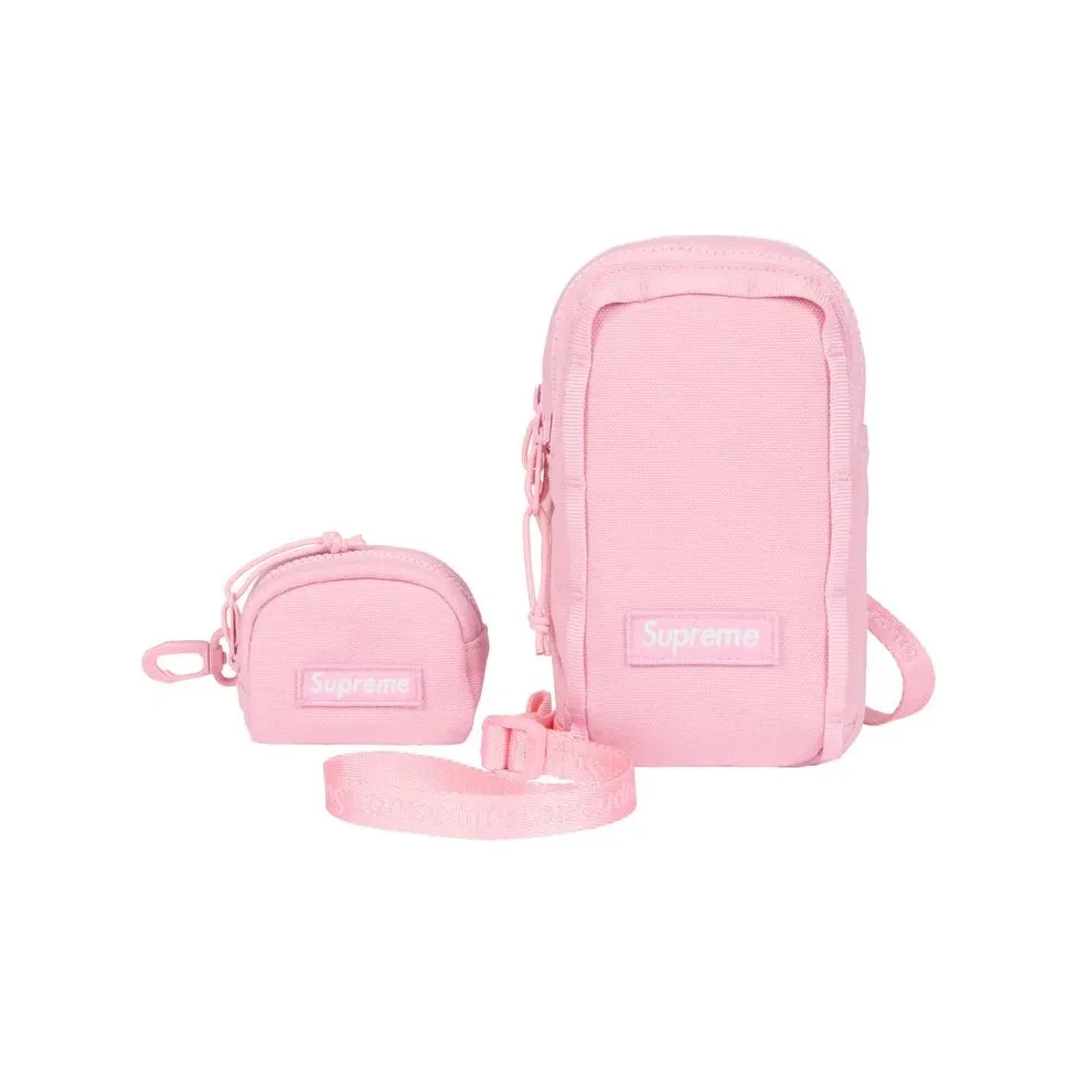 Supreme Холст Camera Сумка Кошелек Сумка через плечо Унисекс Розовый