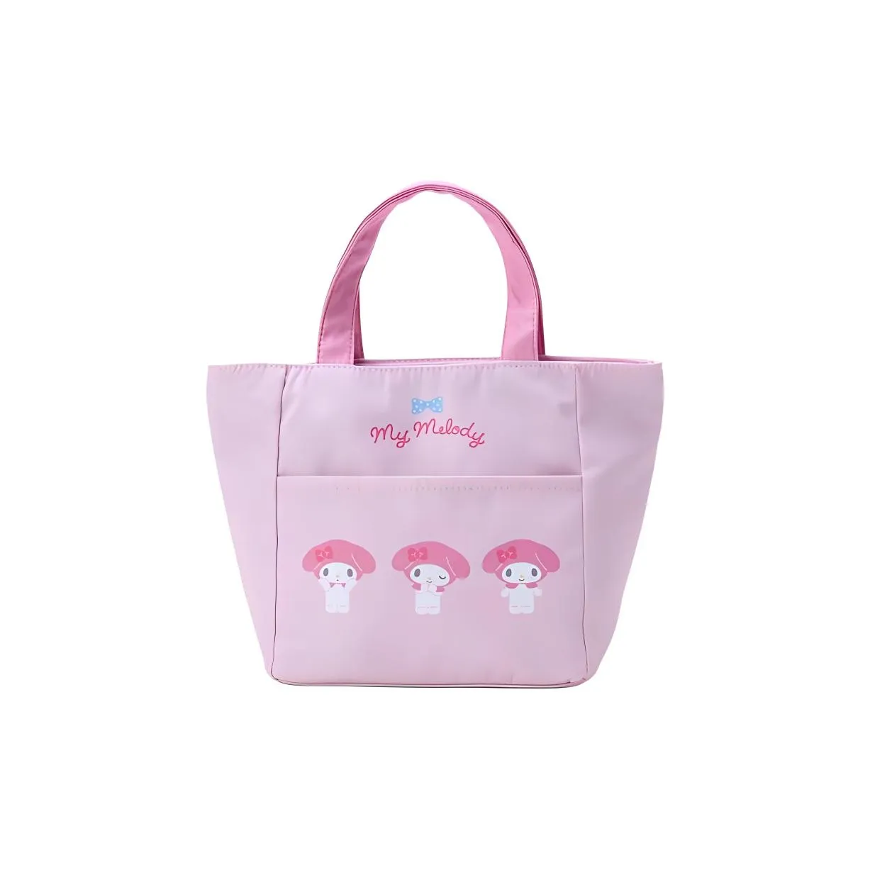 Sanrio Polyester Onigiri Storage Bag Handbag Women's Light Pink