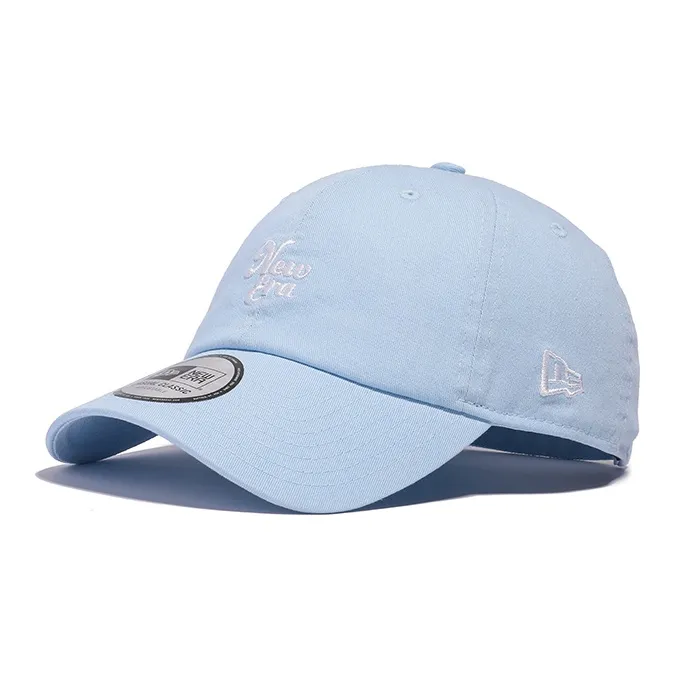 New Era Хлопковые кепки унисекс синие