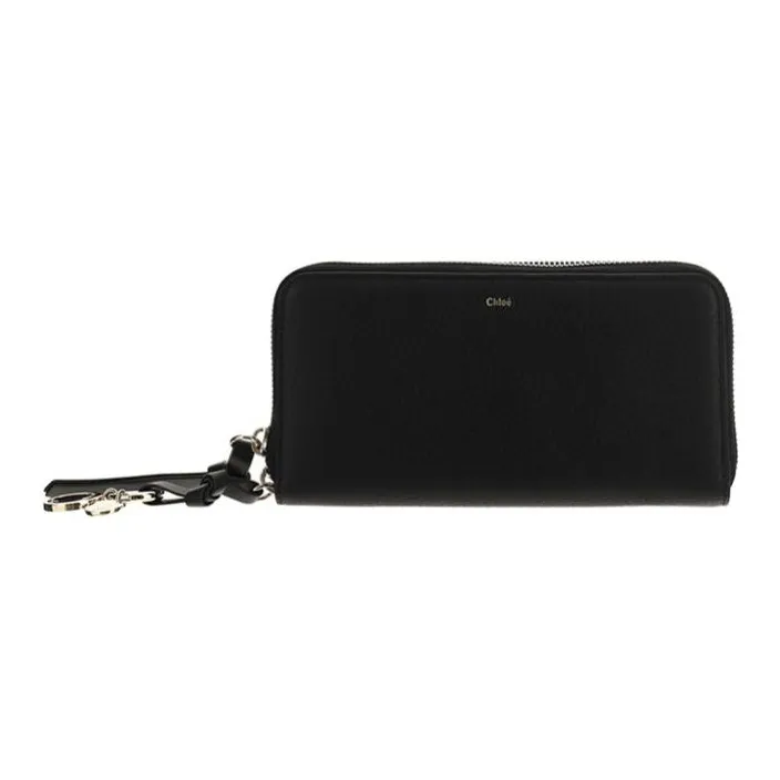 Chloe Chloé сумки Телячья кожа Кошелек Женские Черный