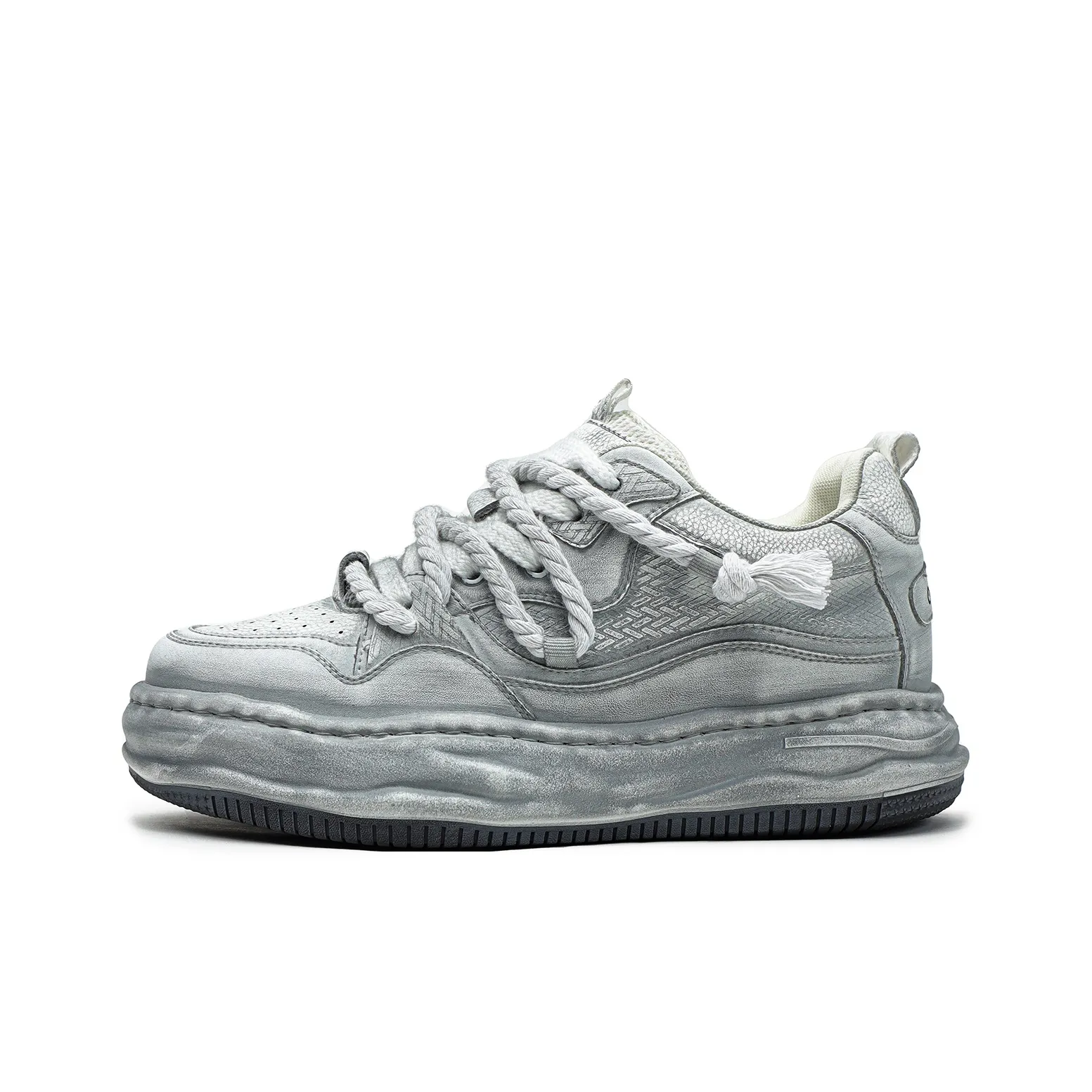 ESTEE GEEA Low-Top Skateboard Shoes Unisex Gray