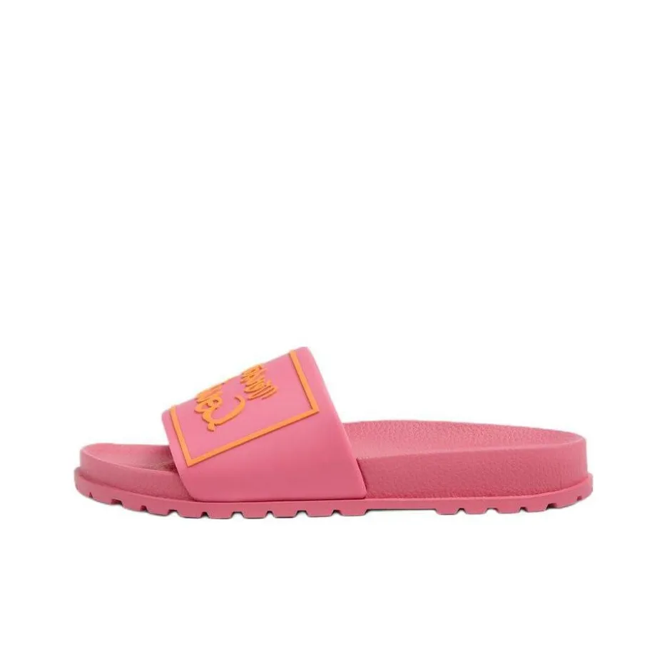 VERSACE JEANS COUTURE Rubber Slide Slippers Women's Pink