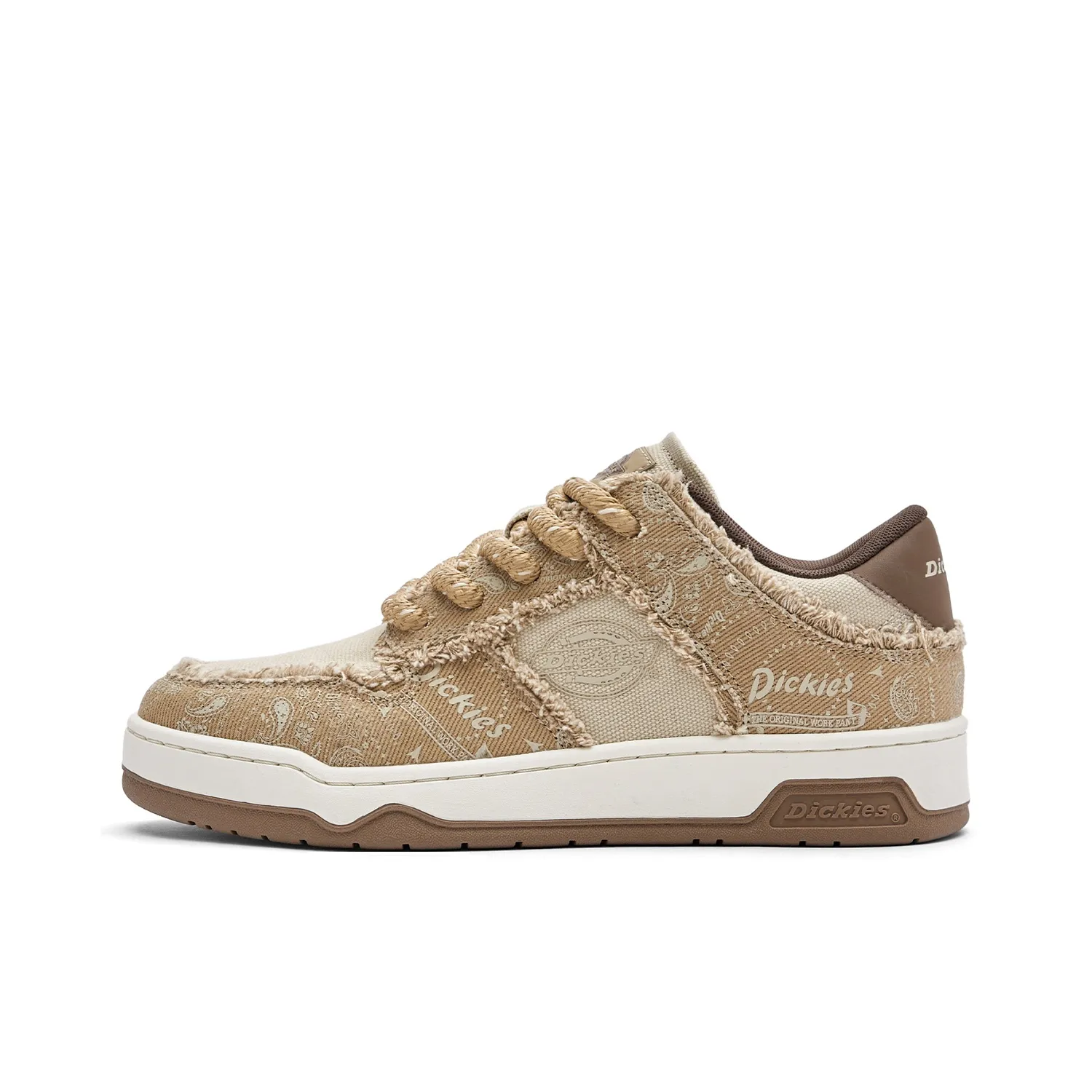 Dickies Low-Top Skateboard Shoes Men's Khaki