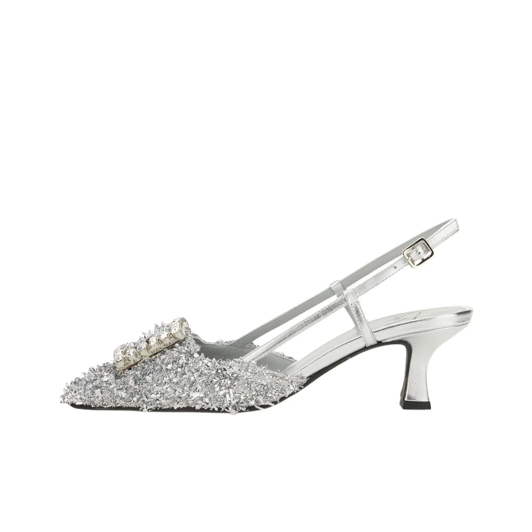 Roberto Festa Slim Heel High Heels Women's Silver