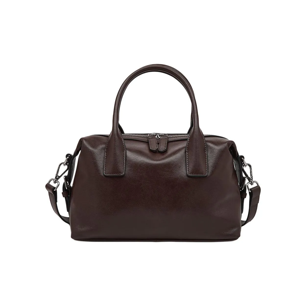 Old Man's Head Сумка через плечо из коровьей кожи обычная женская кофейно-коричневая черная