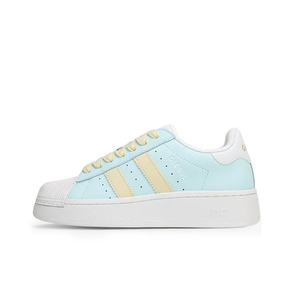 GLO BULL Skateboard Shoes Women's Low Top Ice Green