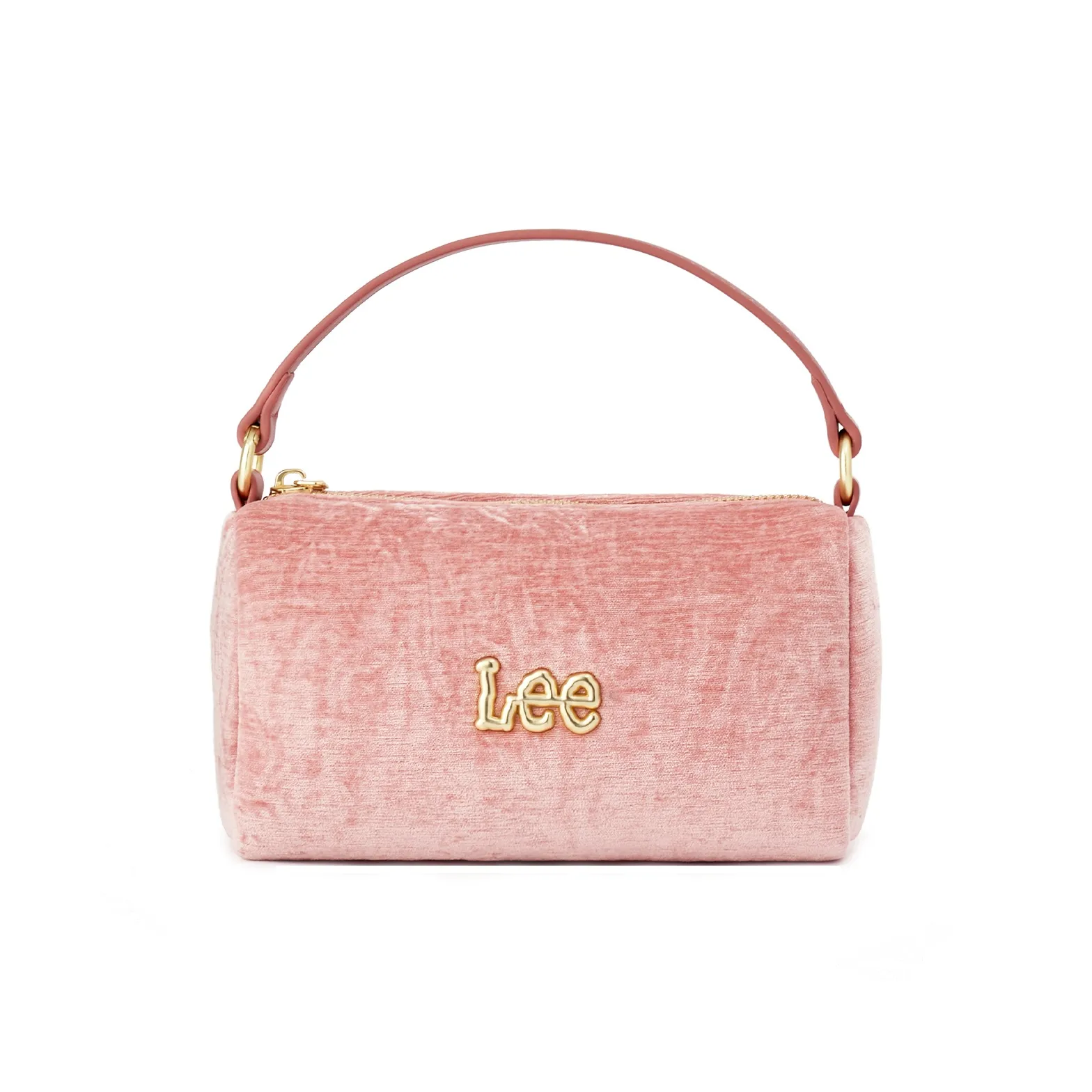 Ли совместный бренд модель Велюр Сумка Мини Женская Розовая