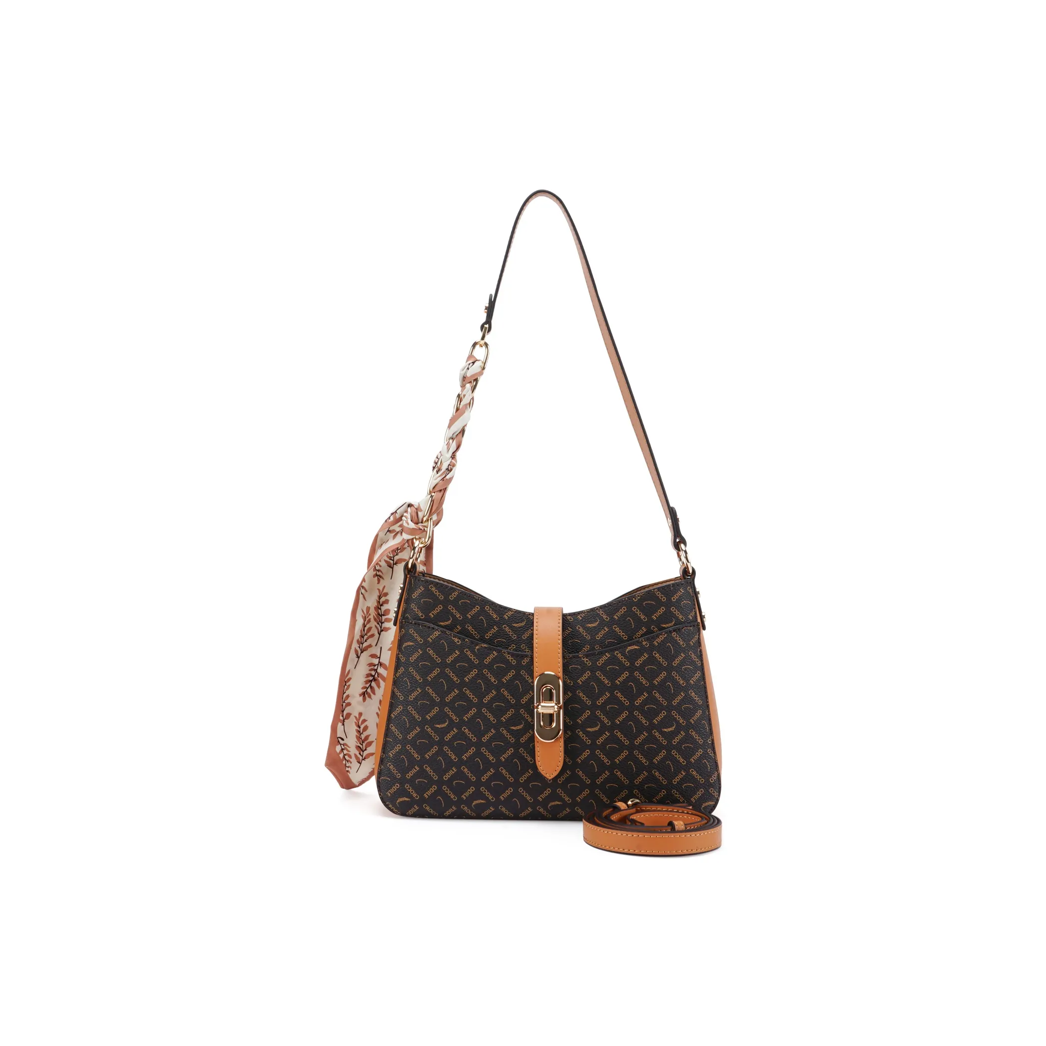 Крокодил PVC Подмышечная Сумка на Плечо Женская Многоцветная