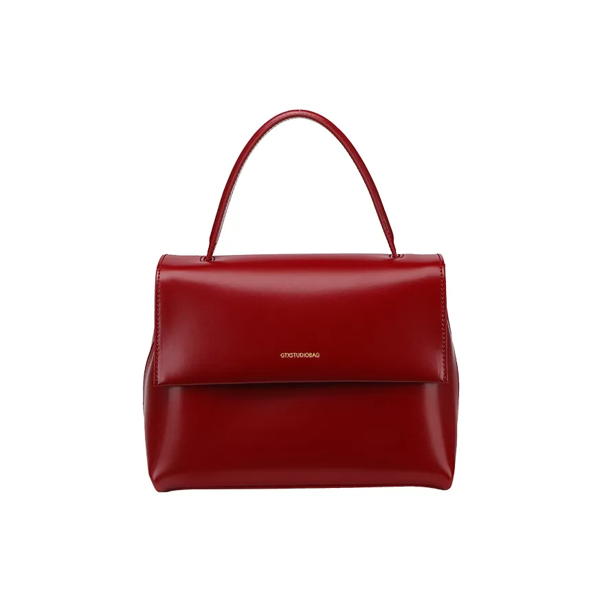 Tanita West Коровья кожа Сумка Женская Бургунди