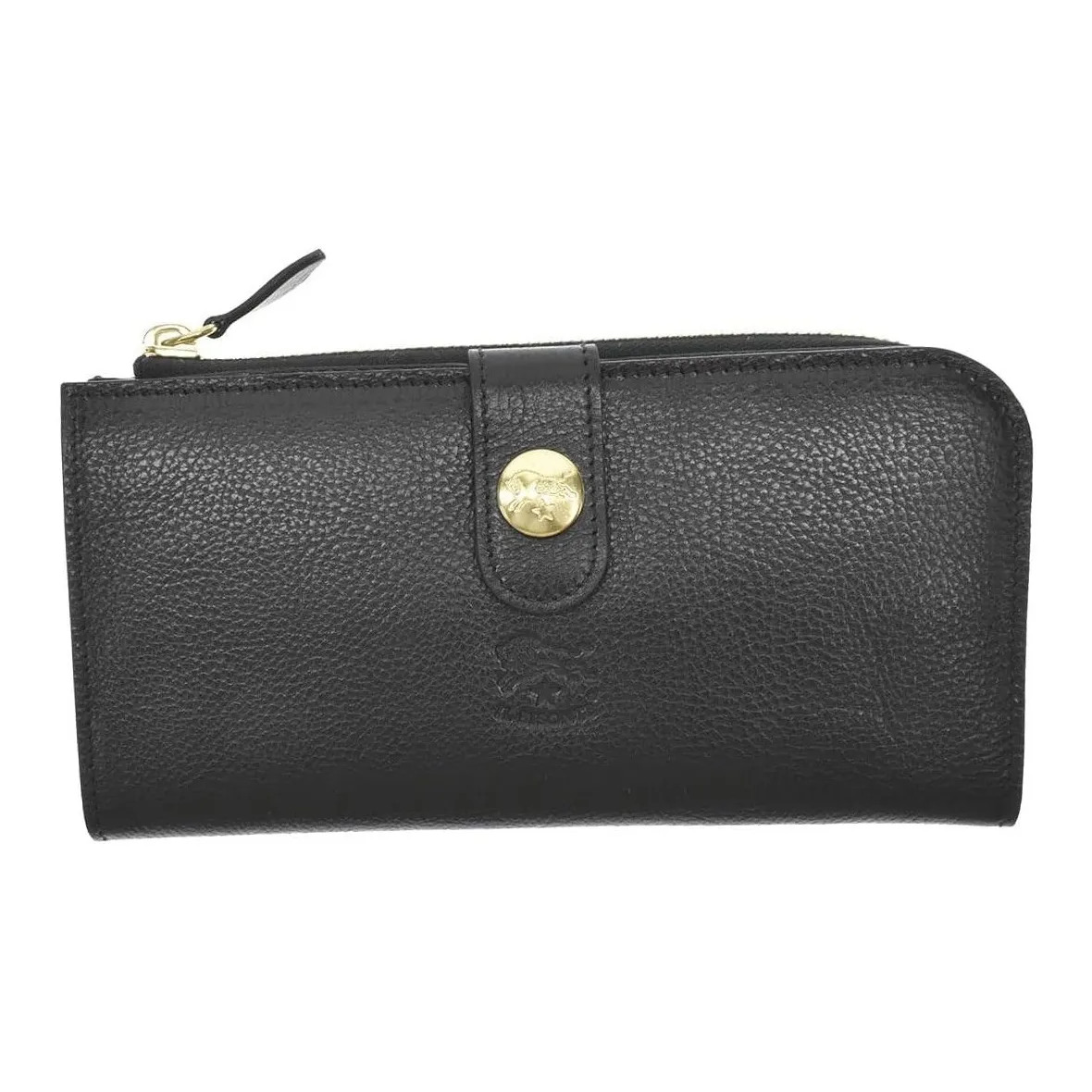 Il Bisonte Leather Wallet Women's Black