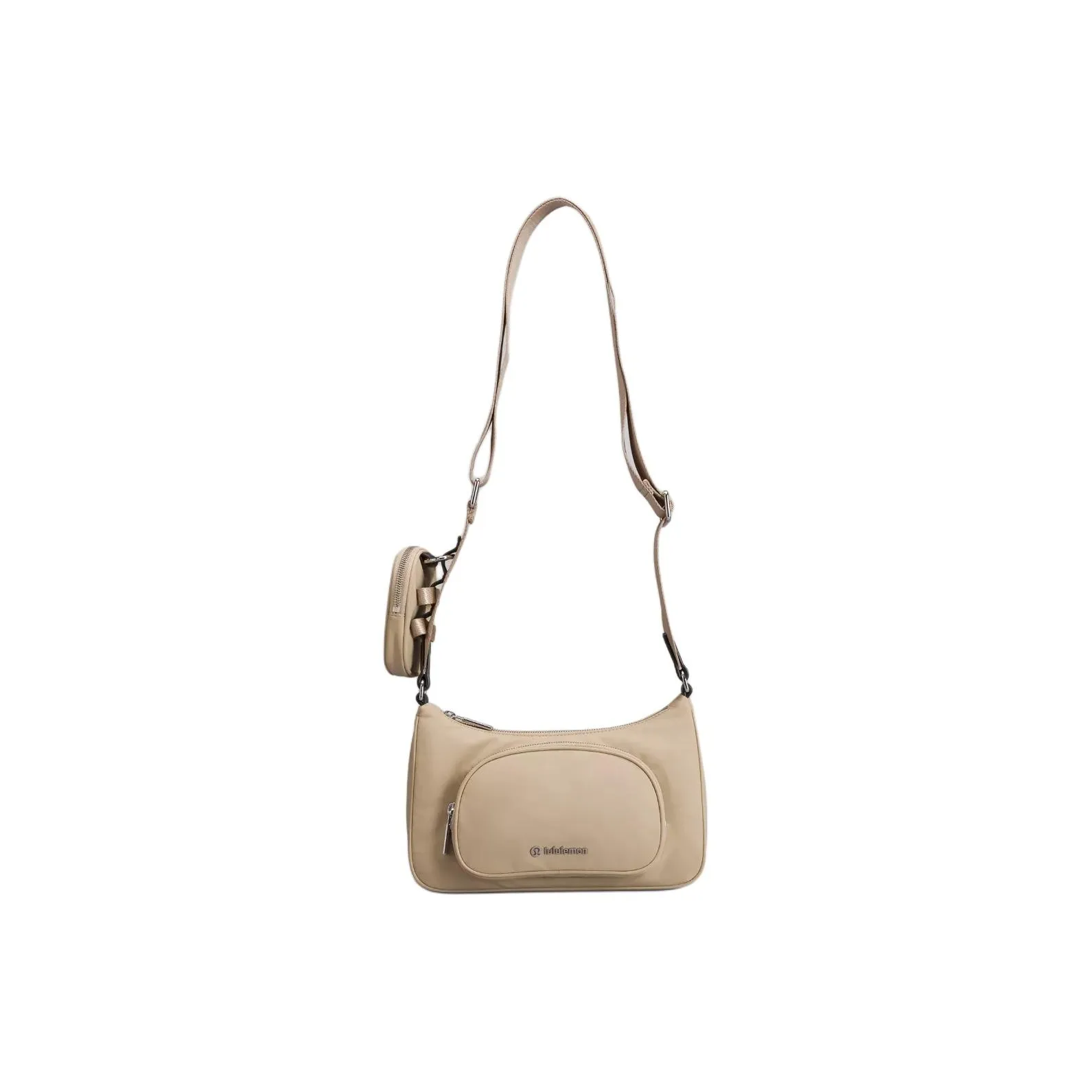 Lululemon Recycled Nylon Shoulder Bag, Crossbody Bag Women's Beige