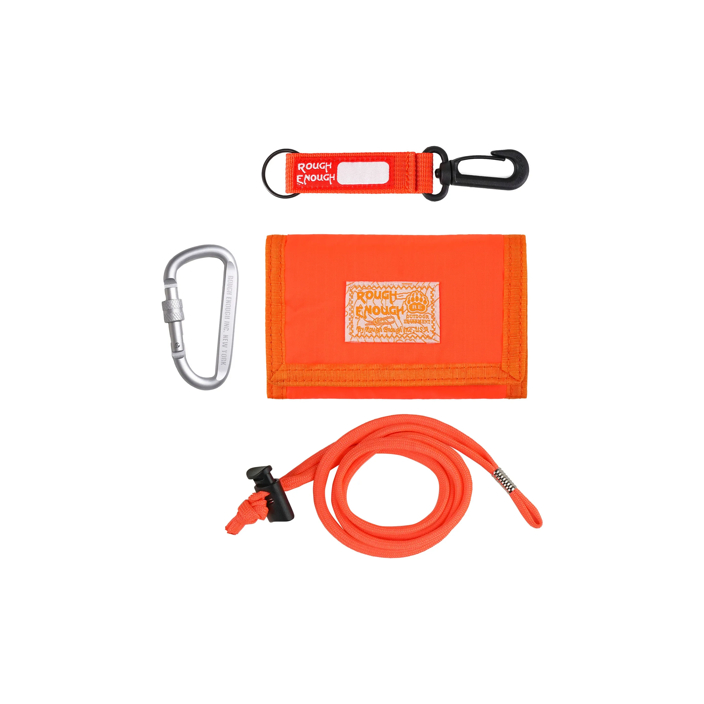 Rough Enough Нейлон Нишевый Дизайн Кошелек Стандартный Унисекс Флуоресцентный Апельсин