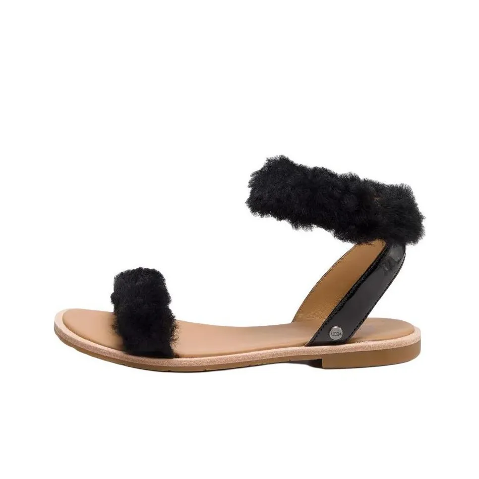 UGG Fluff SPRINGS One Ремень Сандалии Женские Черный