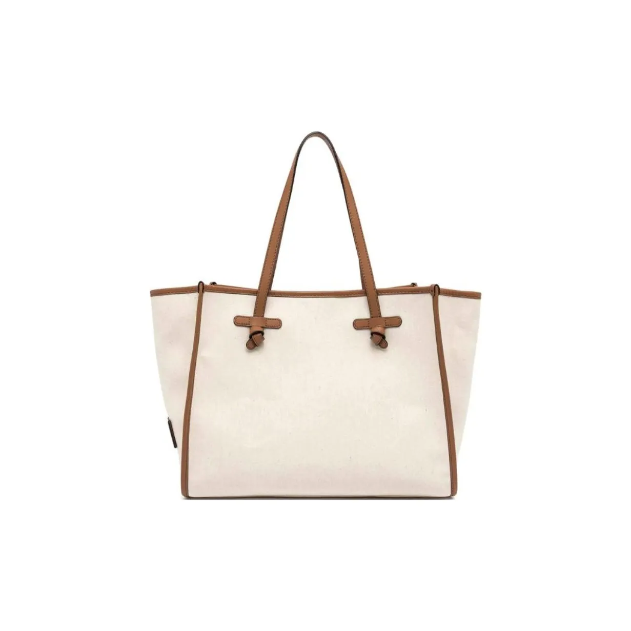 GIANNI CHIARINI Calfskin Tote Bag, Shopping Bag, Handbag Women's Beige