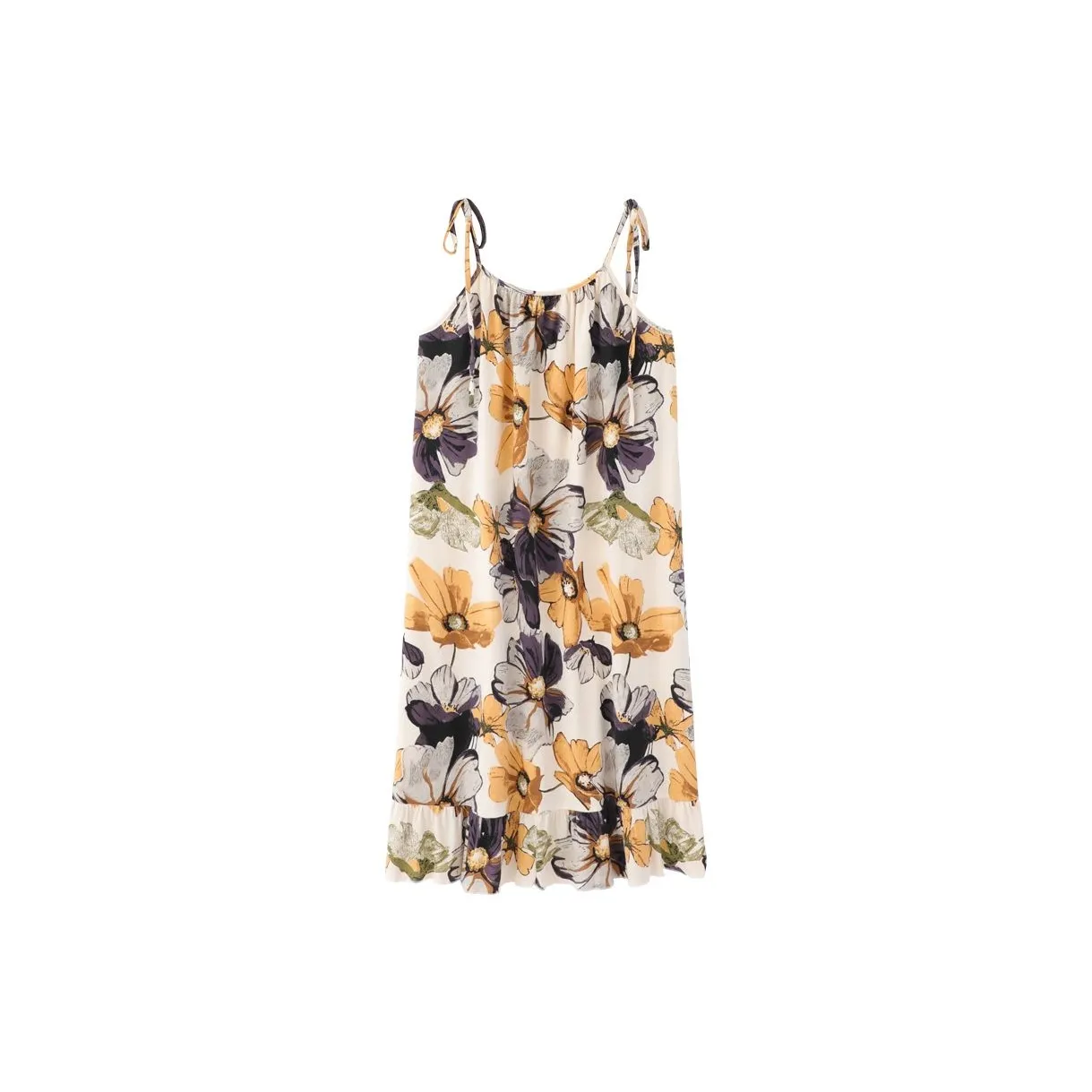 XISHE Nightgown Women's Khaki Pattern