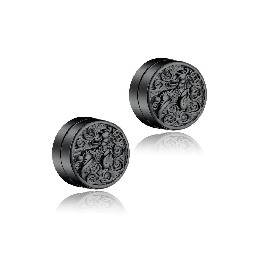 GUDUD Сплав Нижняя заколка On Серьги Мужской