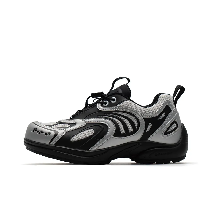 Mule Donkey Дышащий и Легкий Низкий Топ Casual Унисекс Серебристый Черный