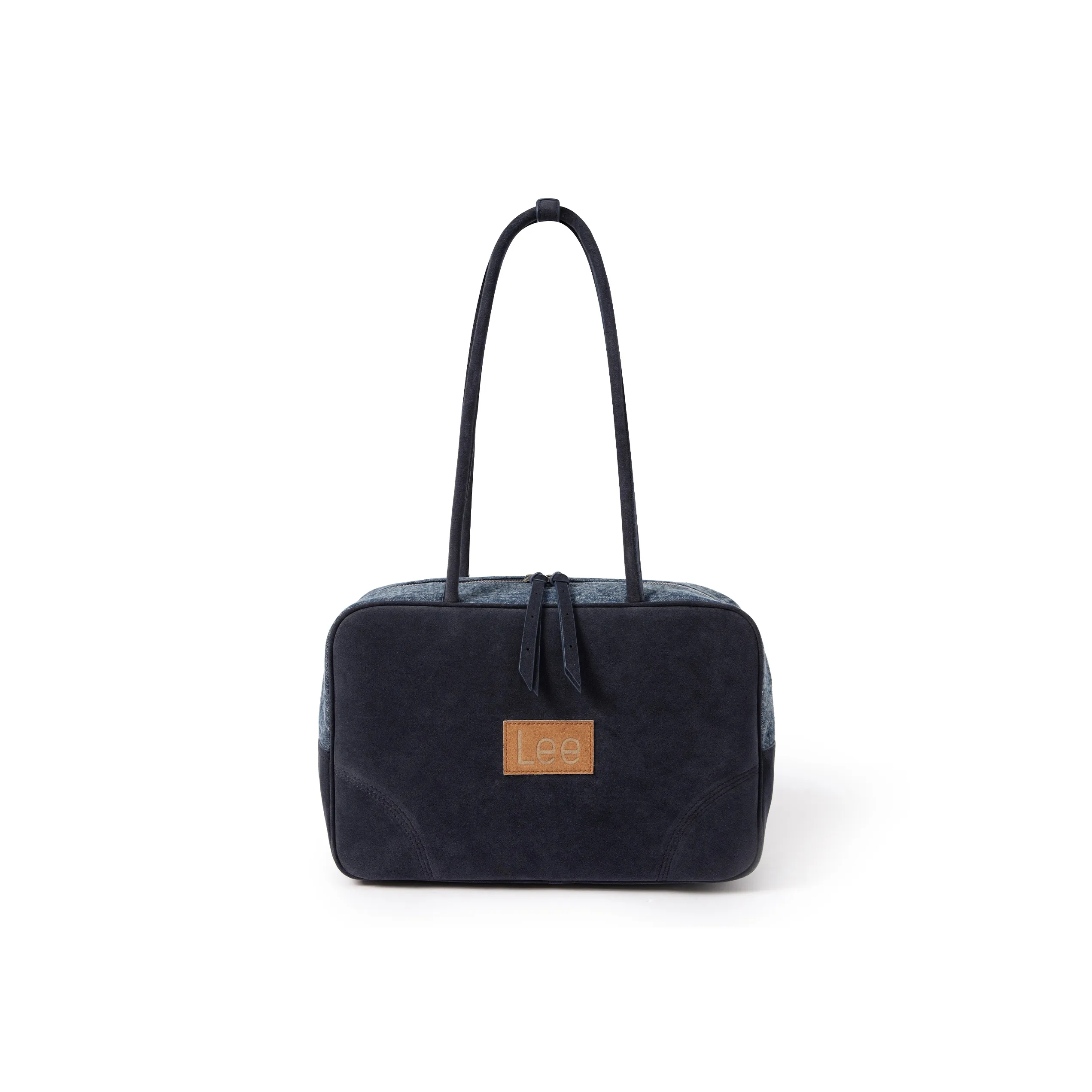 Lee Canvas Canvas Bag Bowling Bag Shoulder Bag Women's Vintage Indigo
