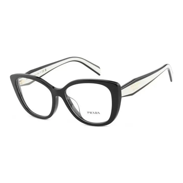 PRADA Пластиковая оправа Бабочка Оправы для очков Унисекс Черный