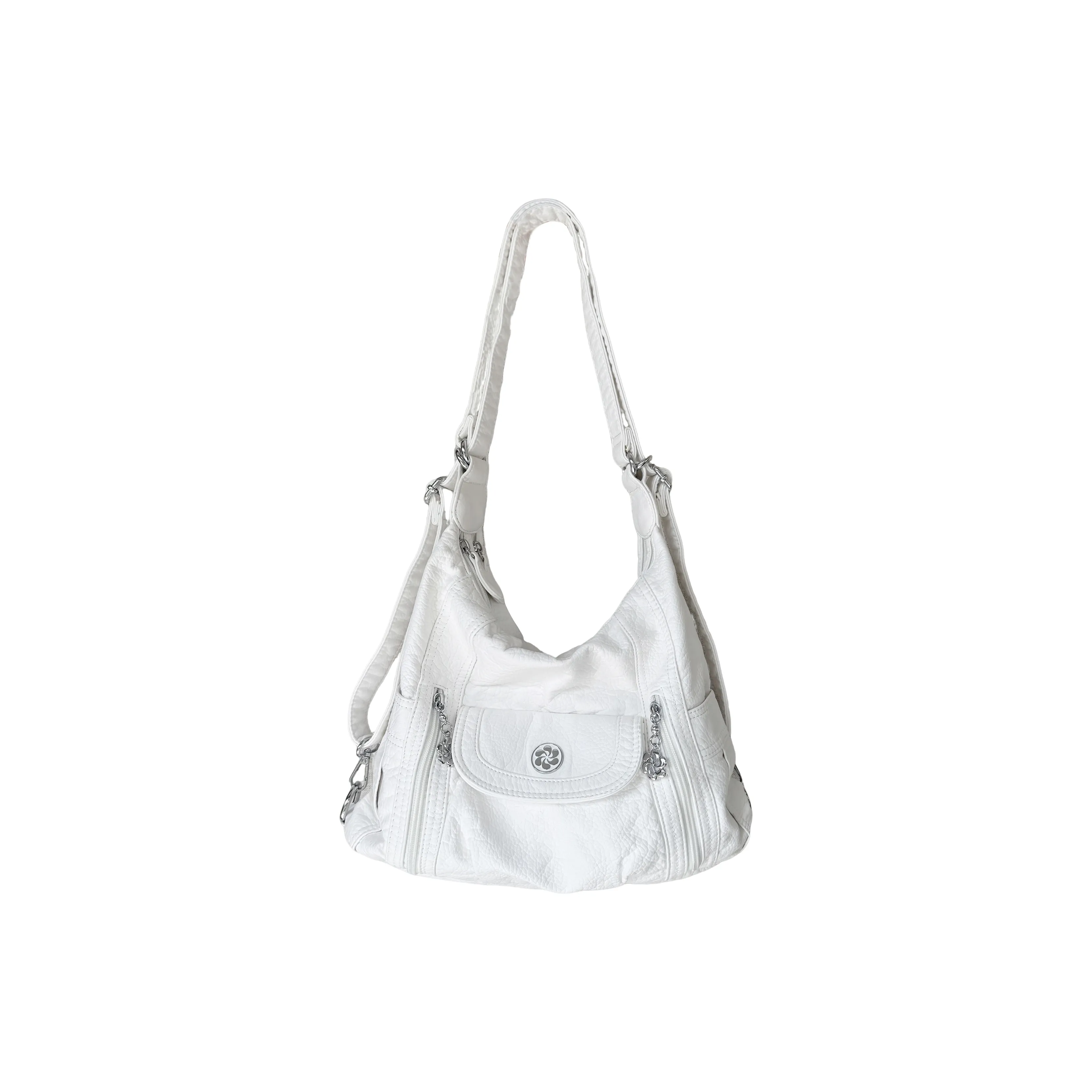Spicy Peanuts Washable Pu Shoulder Bag Tubas Women's White