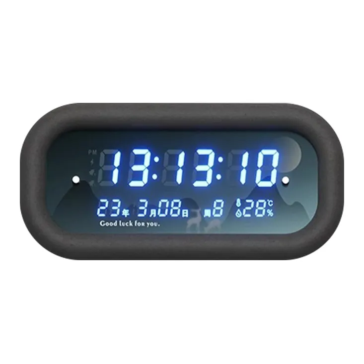 Meishida Механизм с прыгающей секундой ELevel 0 Экологичный материал Стена Часы Унисекс Черный