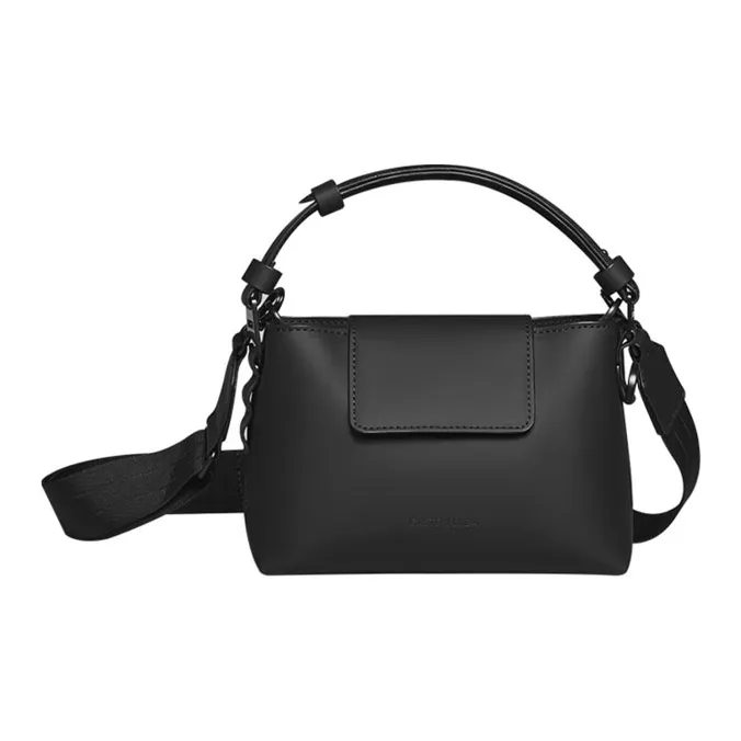 Gaston Luga ПУ (полиуретан) Сумка через плечо Стандартная Женская Черный Кремовый Белый Латте