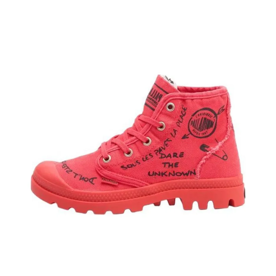 Palladium Pampa Ботильоны Женские Red