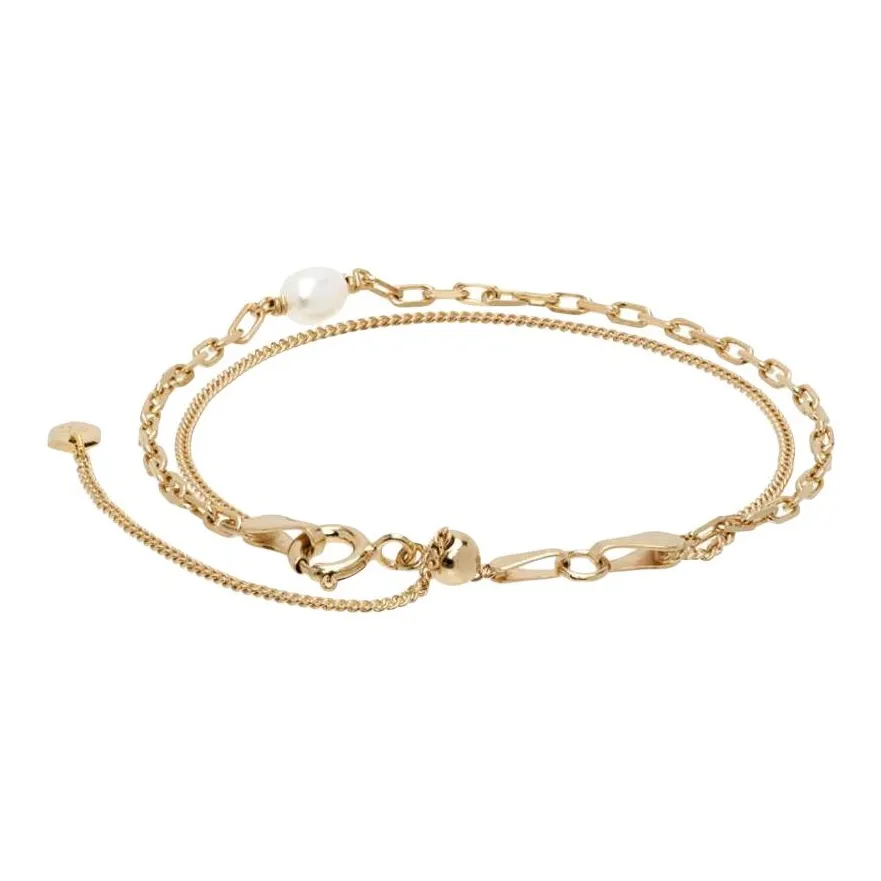Maria Black Freshwater Pearl Bracelets Women's Gold