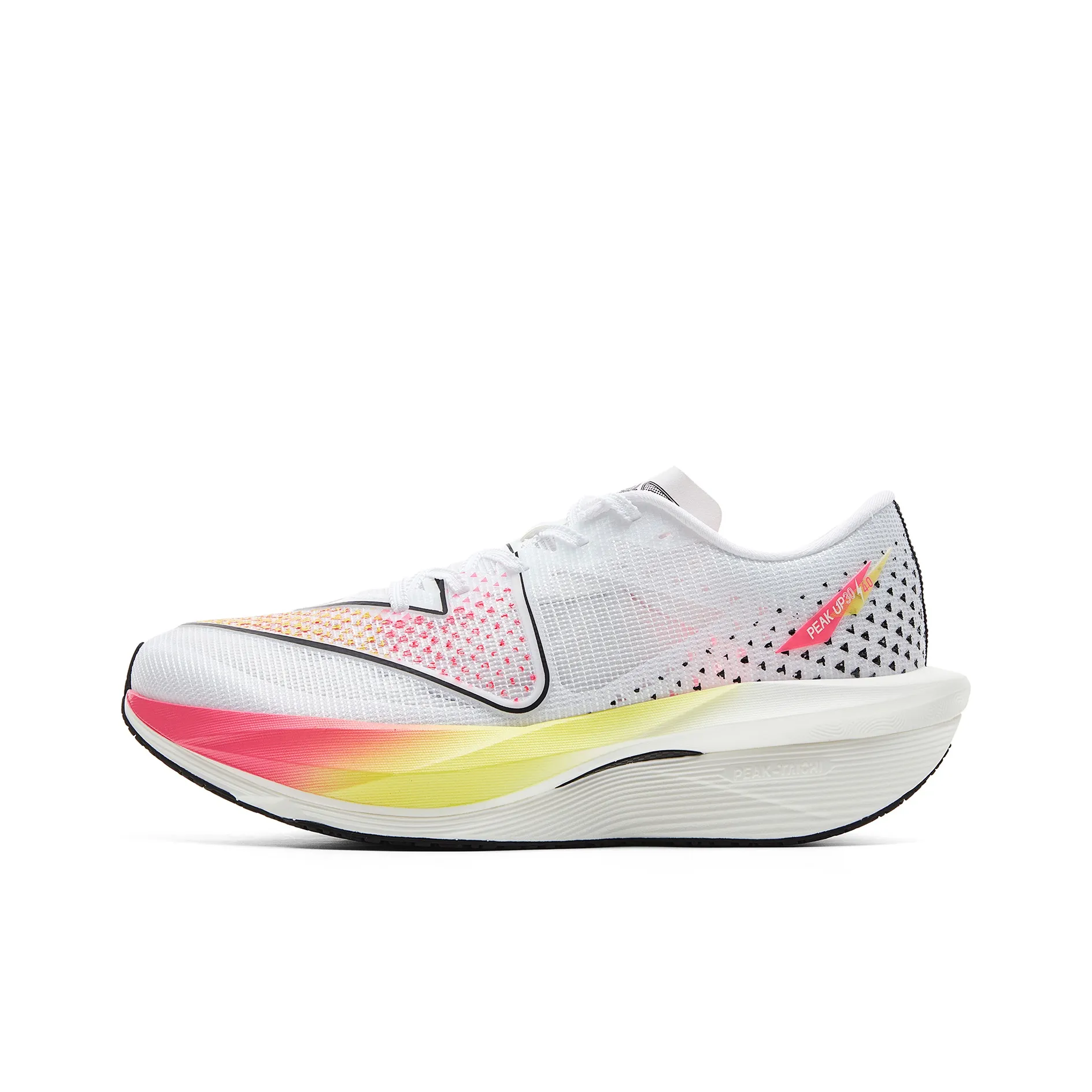 PEAK Running Shoes Men Low Top Baymax Fluorescent Rose Red