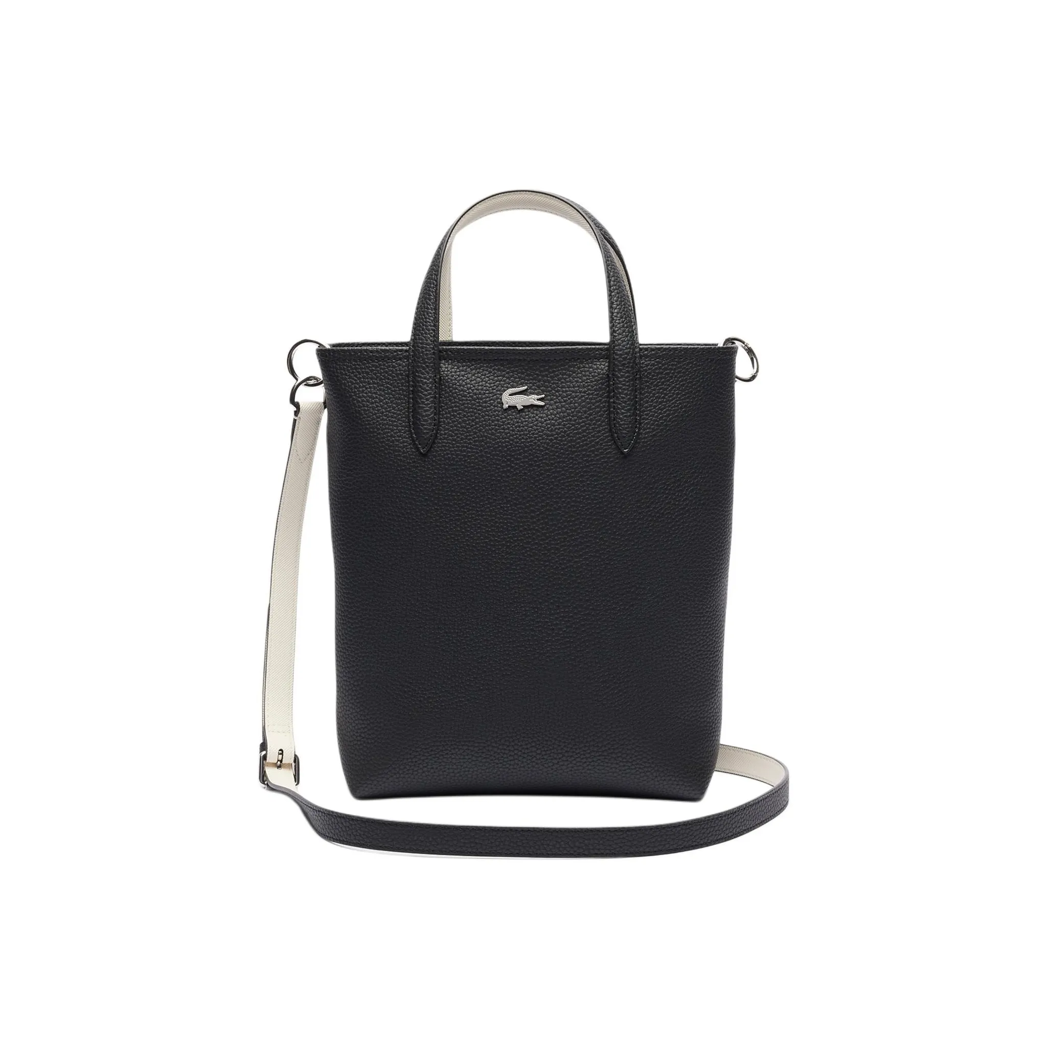 Сумка Tote из ПВХ Сумка для покупок Сумка через плечо Сумка для женщин Черная