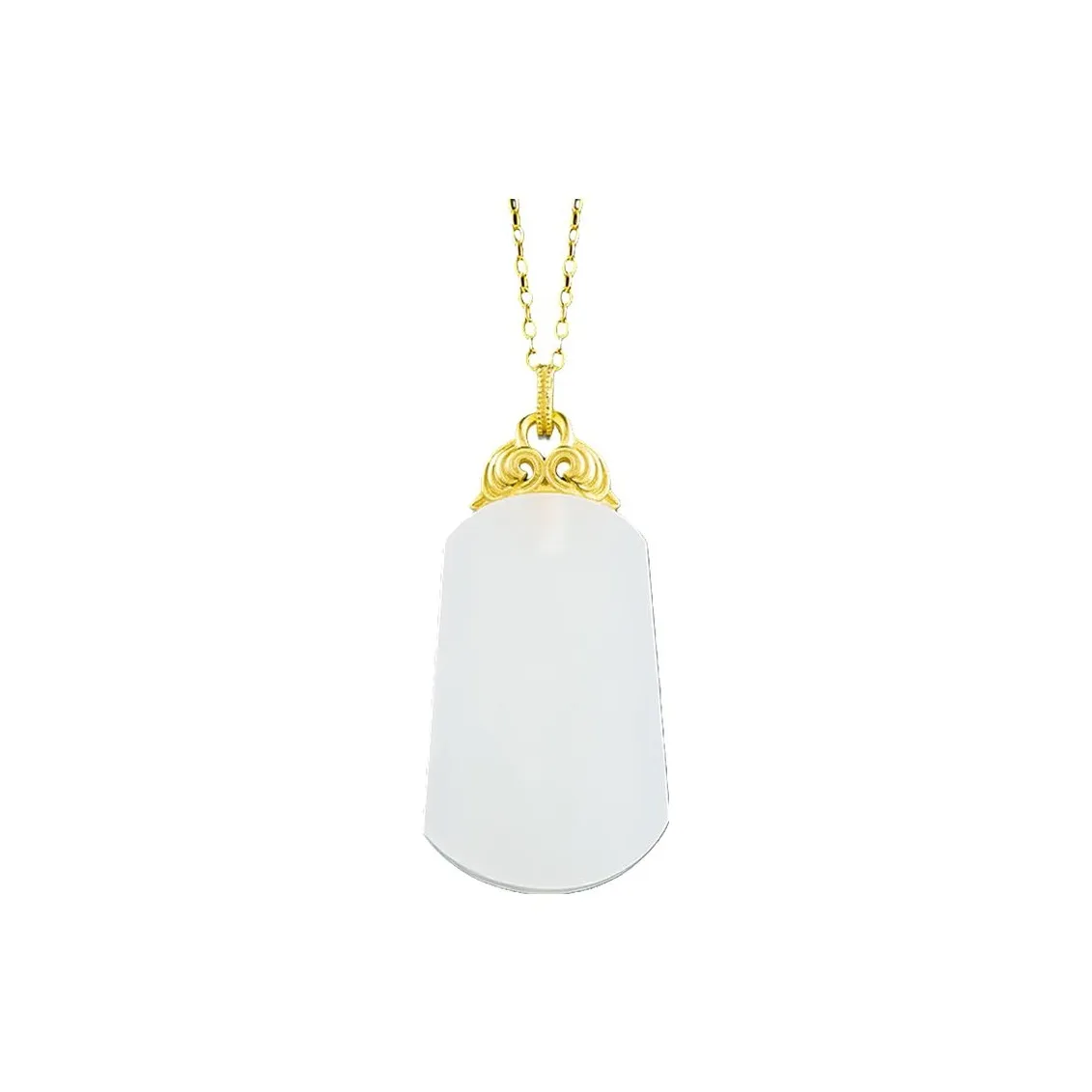 Royal Heaven's Choice Hetian Jade Necklaces White Jade Unisex