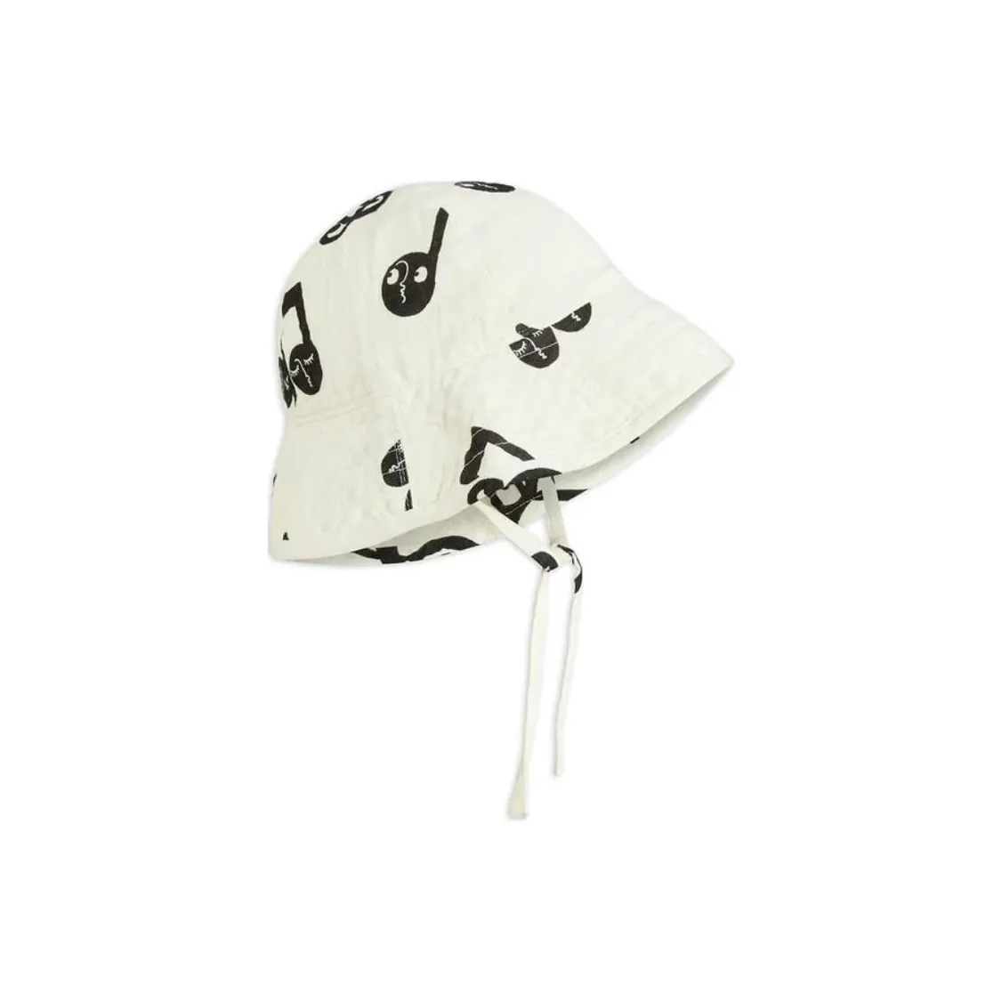 Mini Rodini Note Muslin Sun Hat