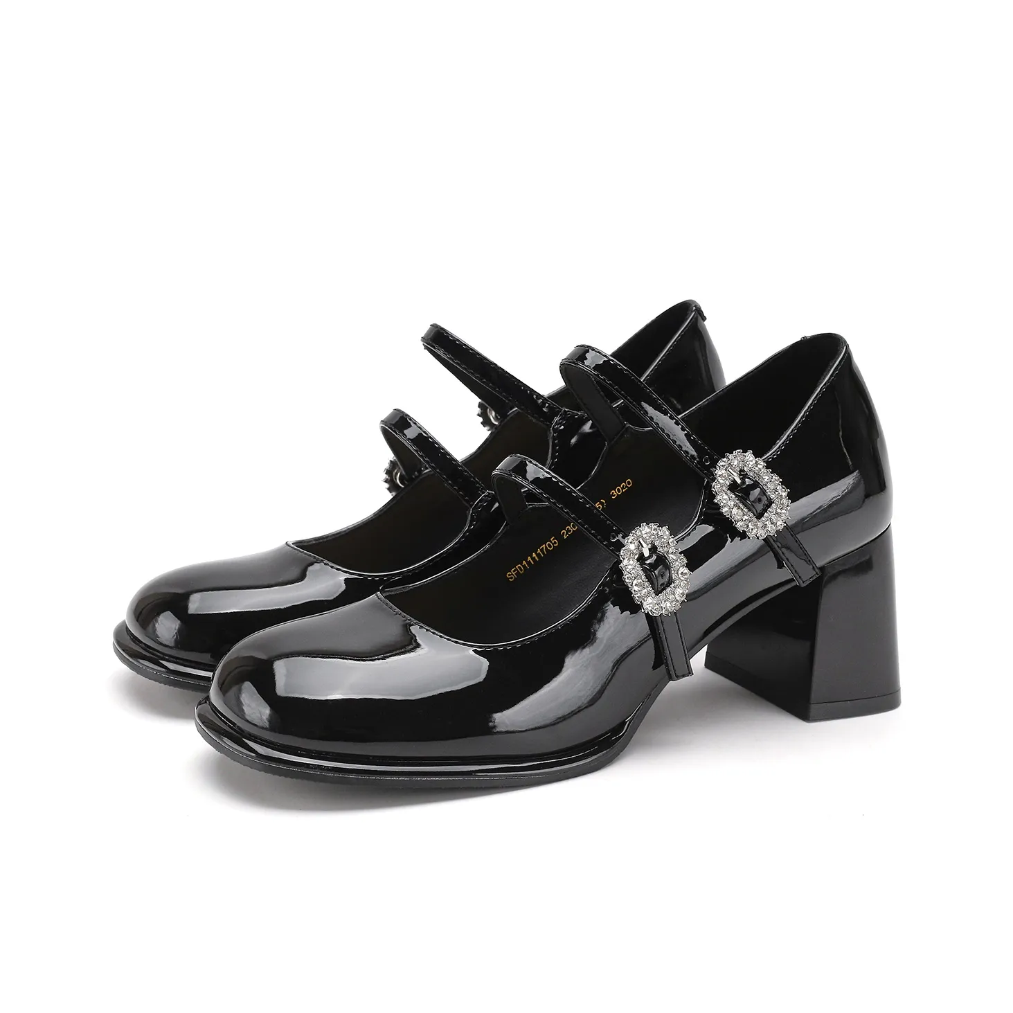 safiya Грубый каблук Туфли Мэри Джейн Женские