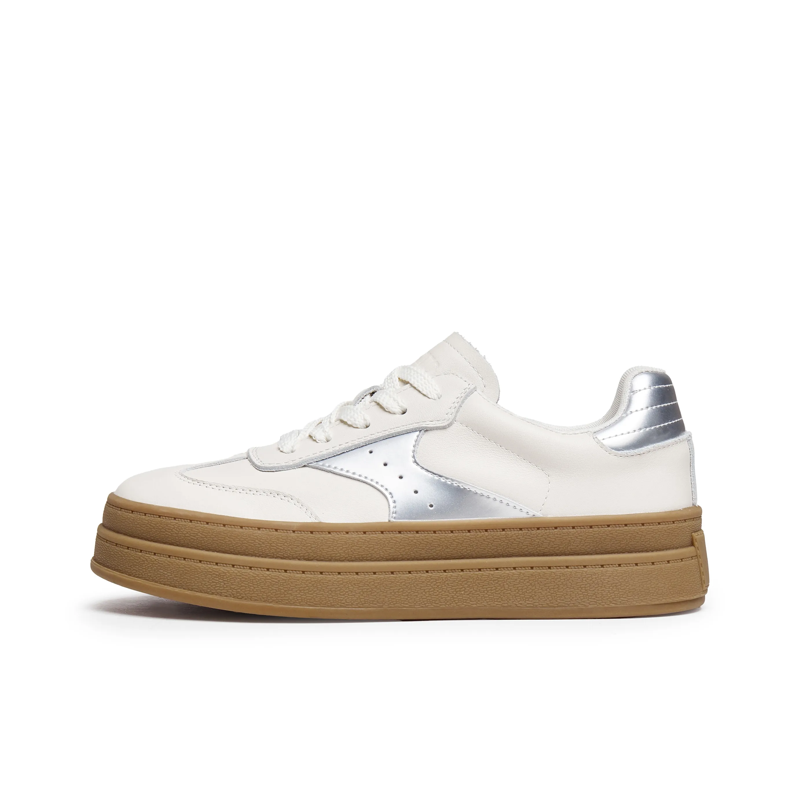 Staccato Low Top Скейтборд Кроссовки Женские Серый Белый