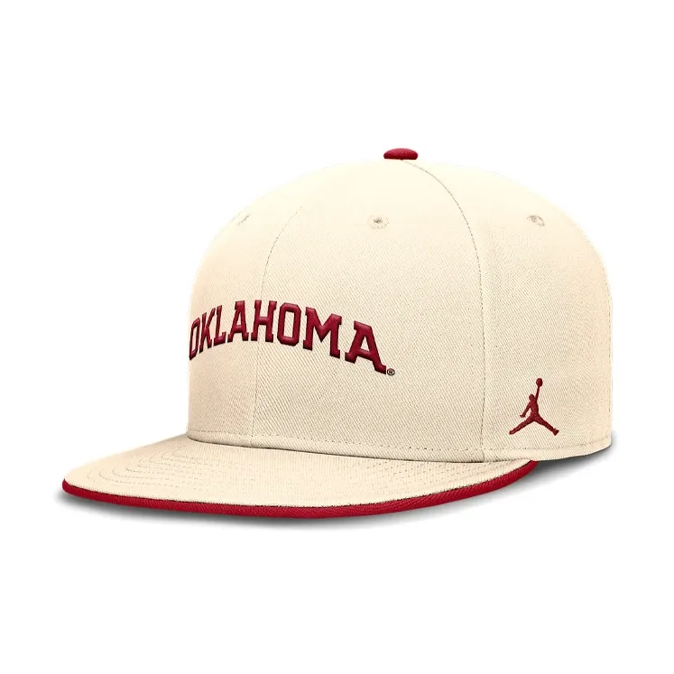 Nike Oklahoma Sooners Primetime True Men's Jordan Brand Dri FIT College Fitted Hat