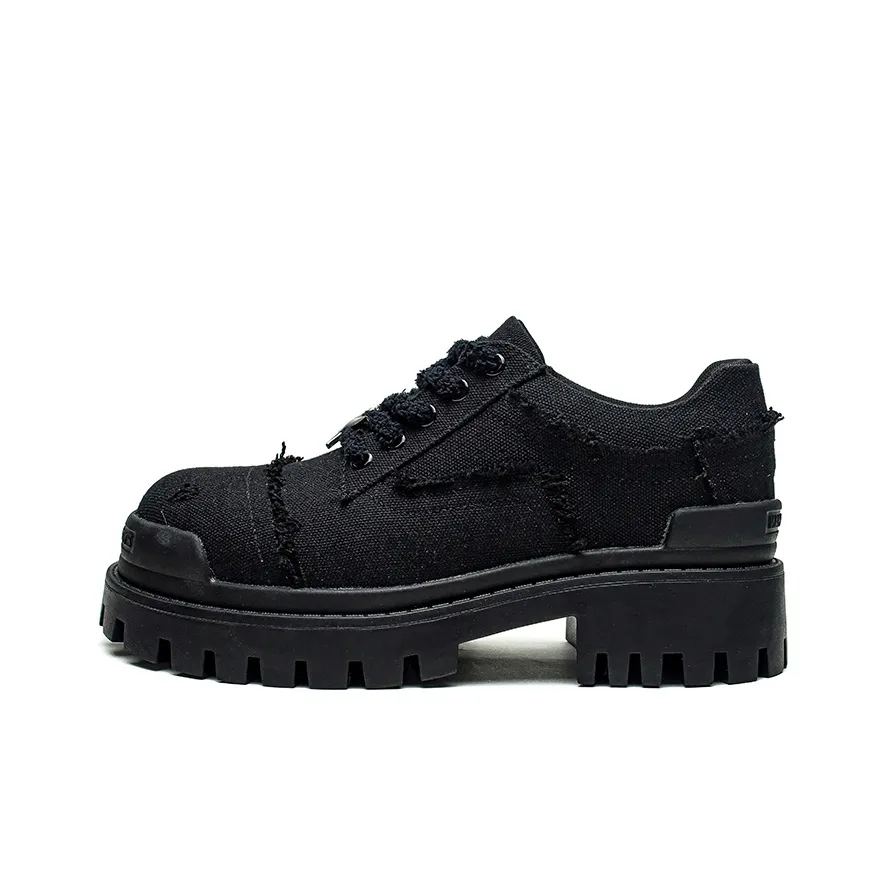 ESTEE GEEA Slip Resistant And Abrasion Resistant Coverage Support Low Top Casual Shoes Men's Black