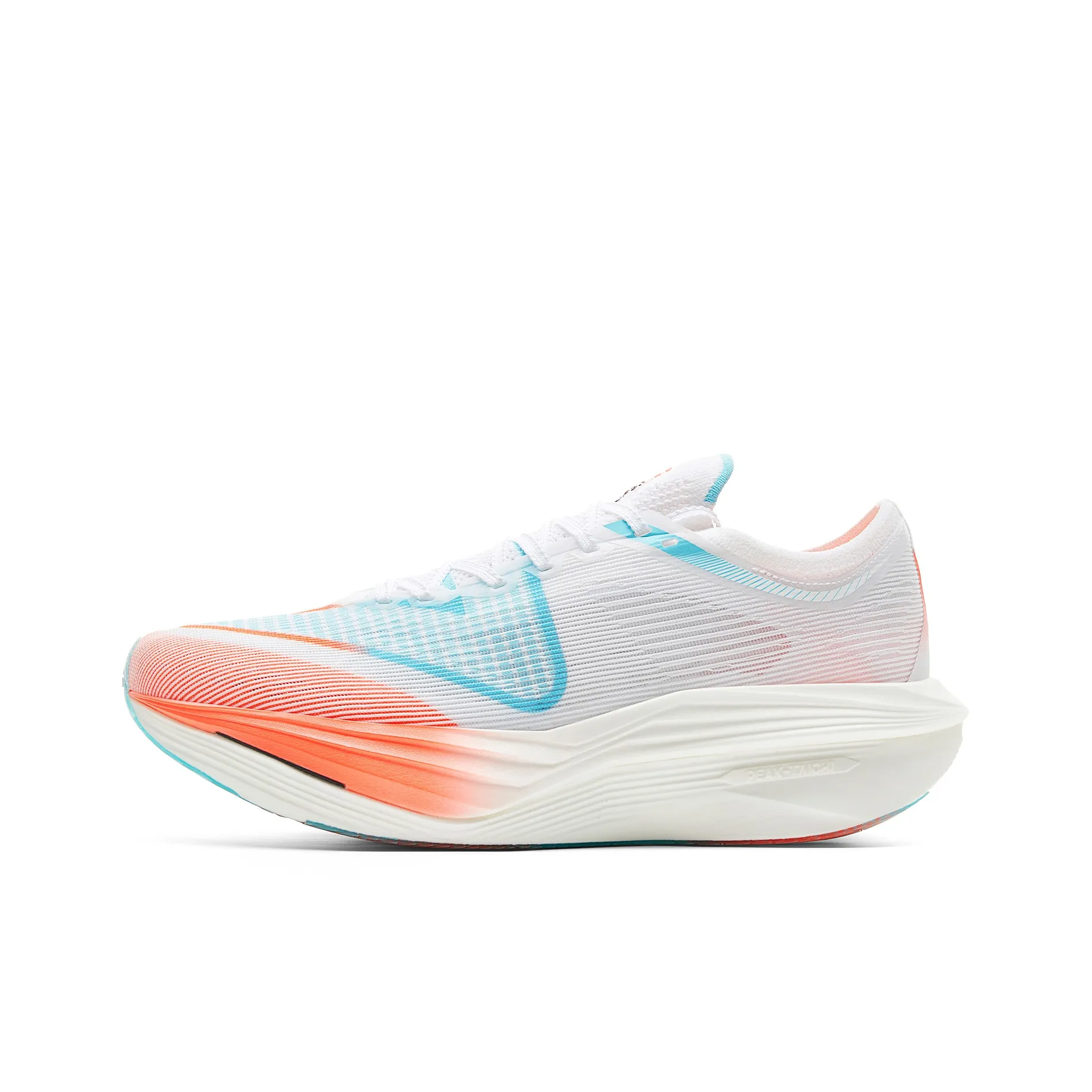 PEAK Running Shoes Men's Low Top White Orange Sapphire Blue