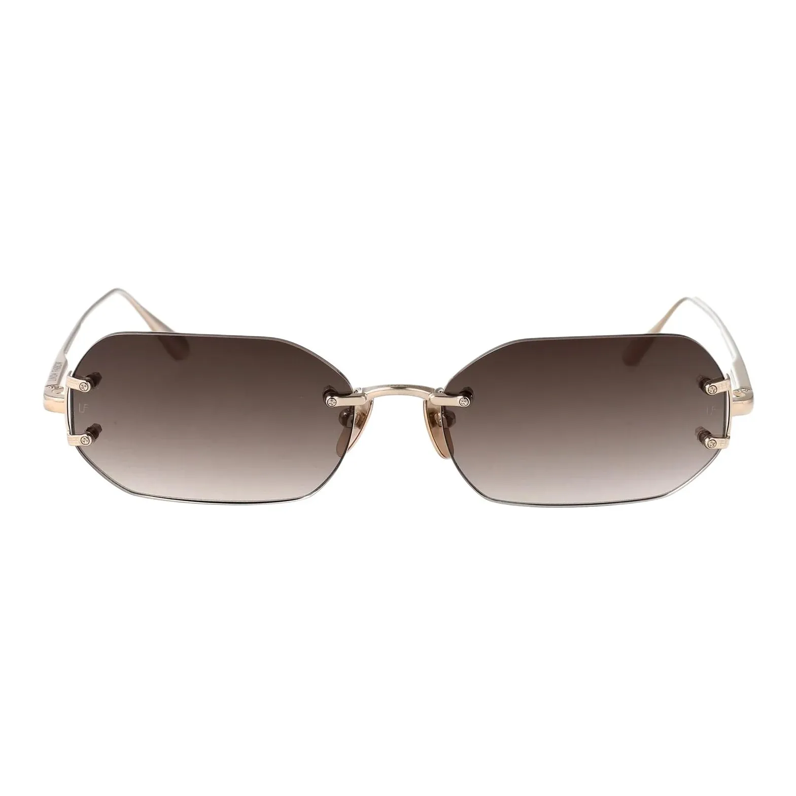 Linda Farrow Magali Rimless Sunglasses