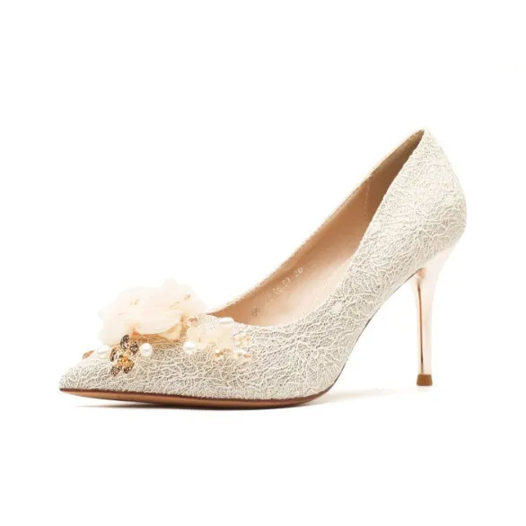 QITUMAUL Slim Heel High Heels Women's