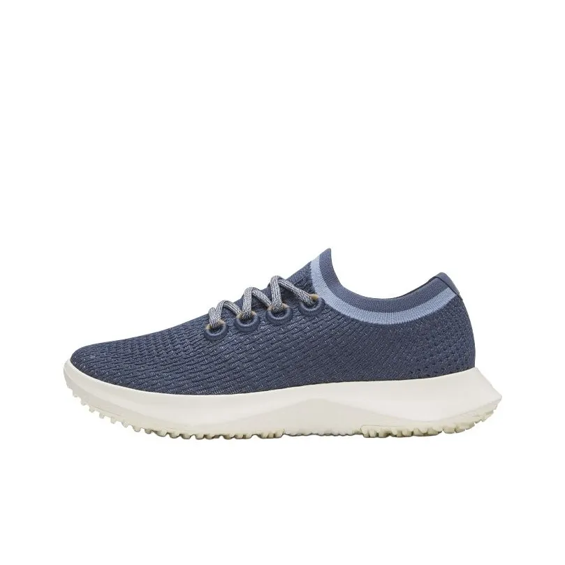 Allbirds Tree Dasher 2 Амортизация Дышащий Противоскользящий Низкий Топ Casual Унисекс Синий Серый