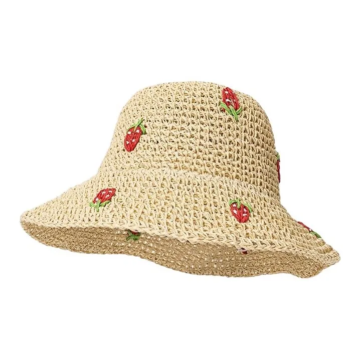 DZP Соломенная плетеная одежда для защиты от солнца Унисекс