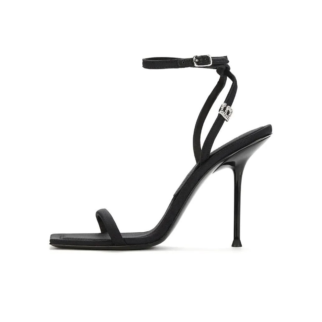 NTOZE Низкий каблук Высокие каблуки Женские Черный Набор в подарочной коробке