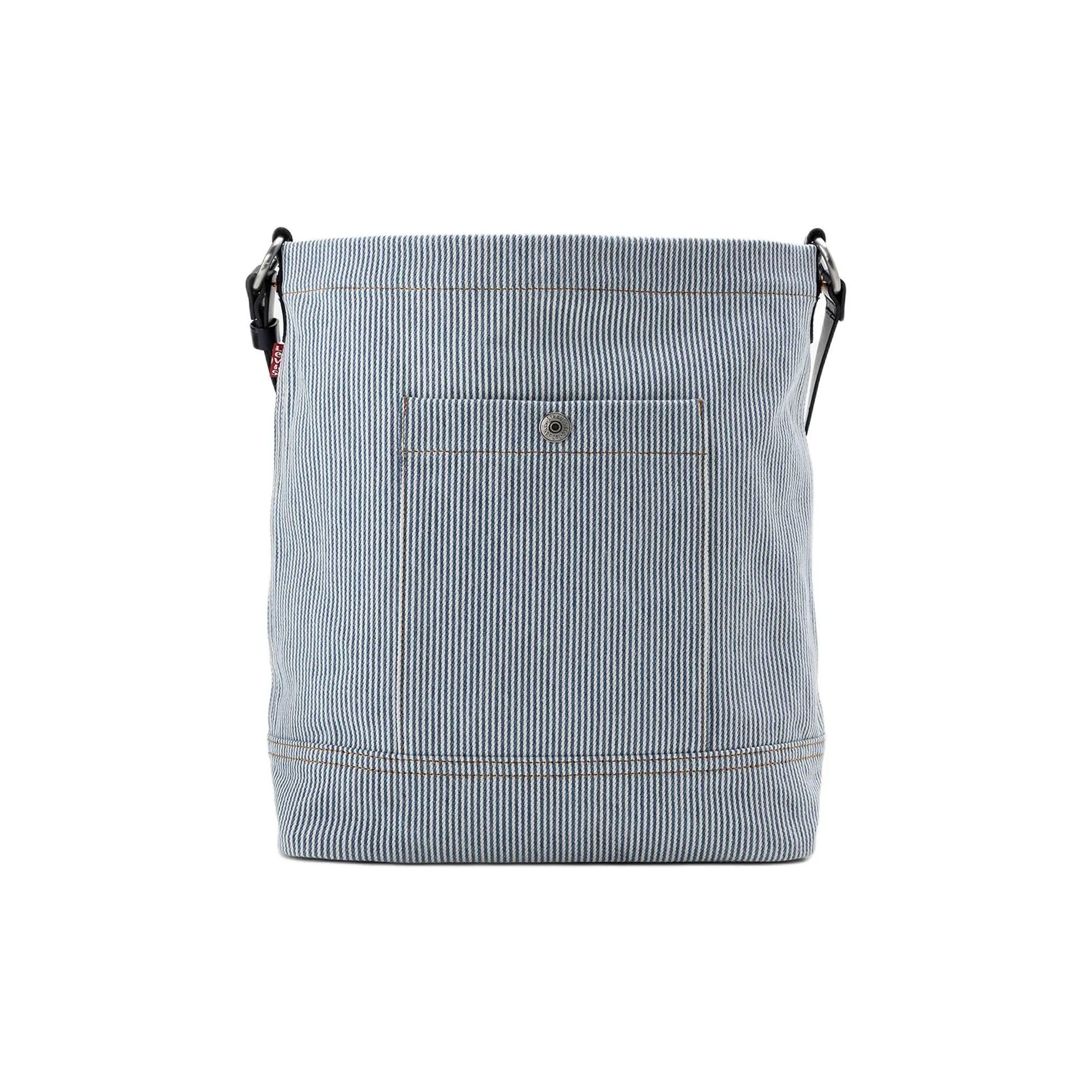 Levi's Хлопок Ведрообразные Сумки Сумки через плечо Сумка на плечо Стандартная Женская Выцветший Синий