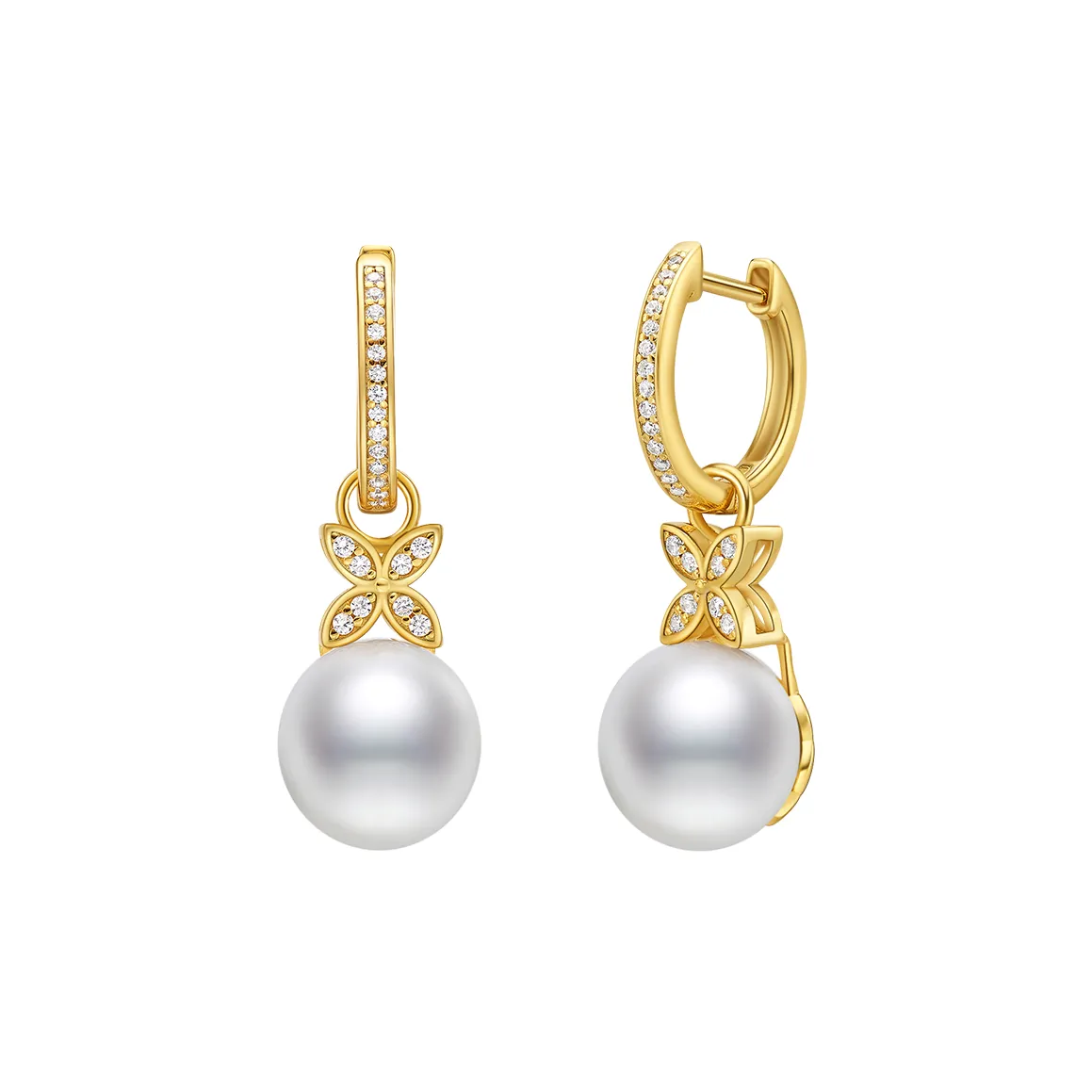 ME LUXE Pearl Earrings Women's