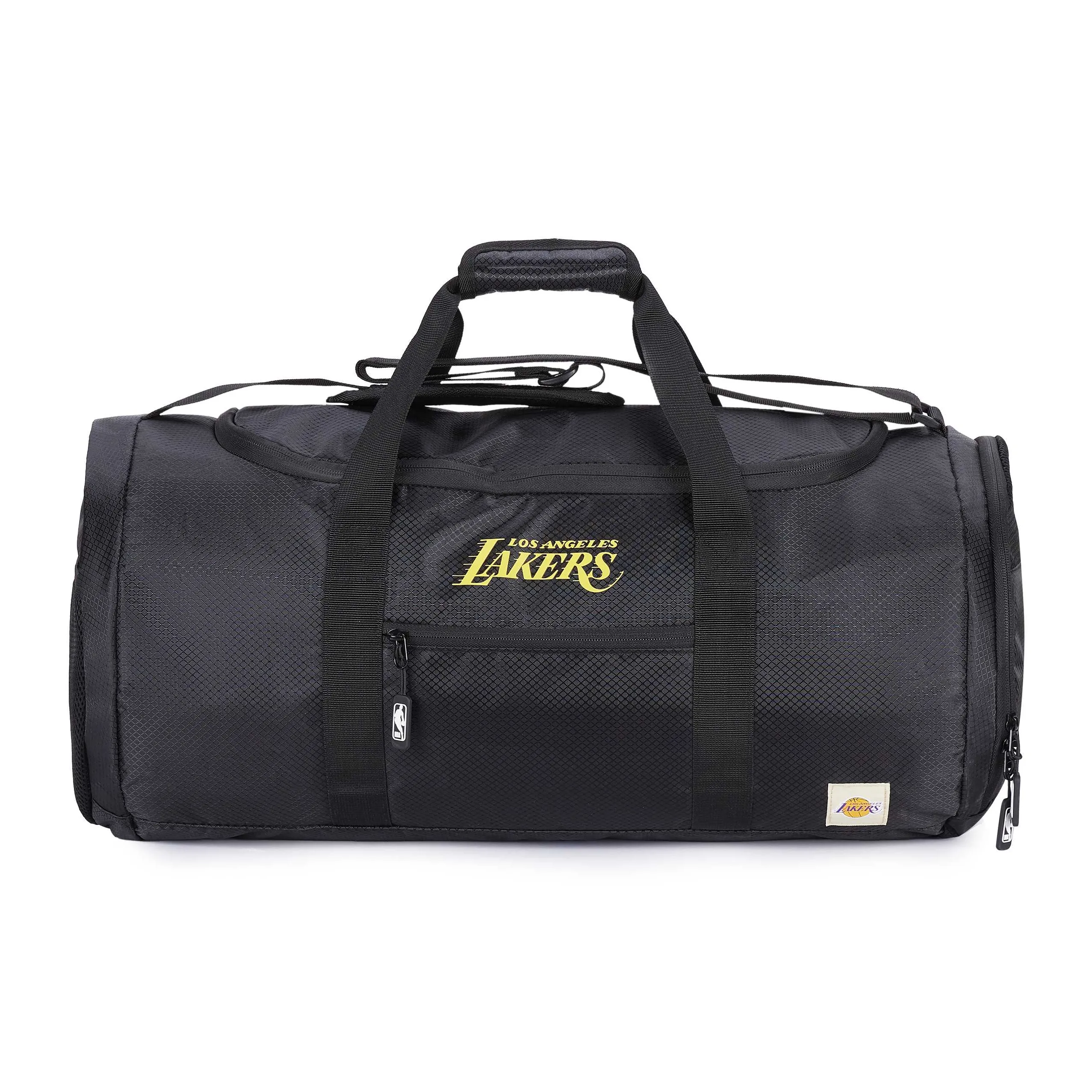 NBA Los Angeles Lakers Полиэстер Рюкзак Сумка через плечо Унисекс Черный