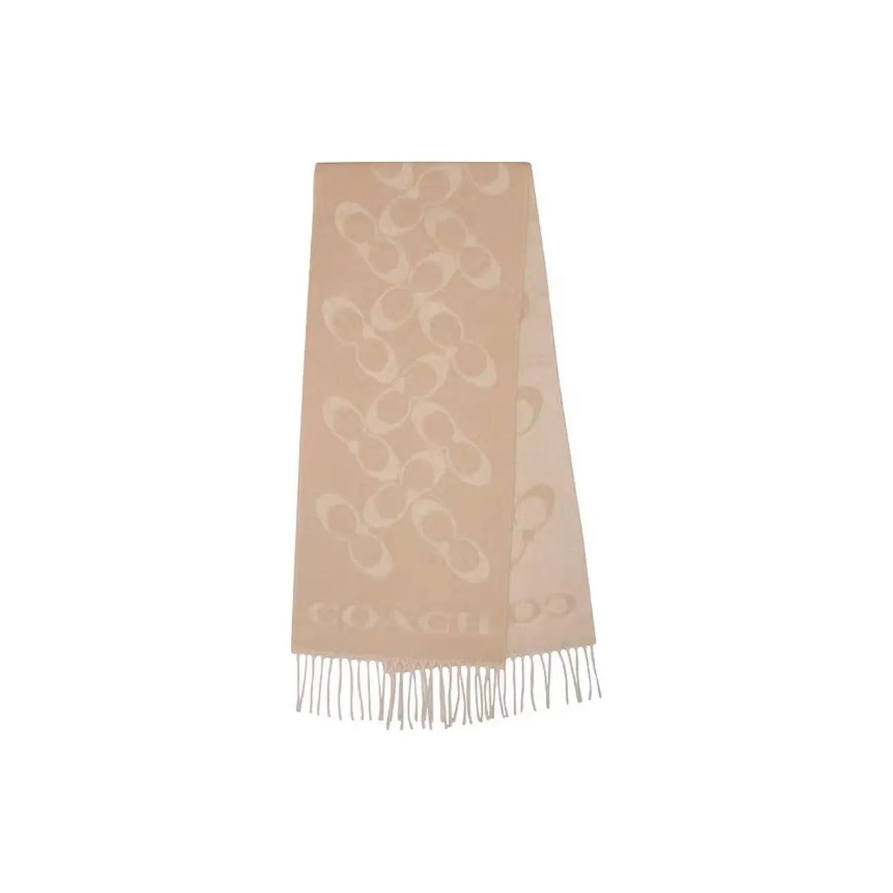 COACH Кашемир Вязаные Шарфы Унисекс Желтый